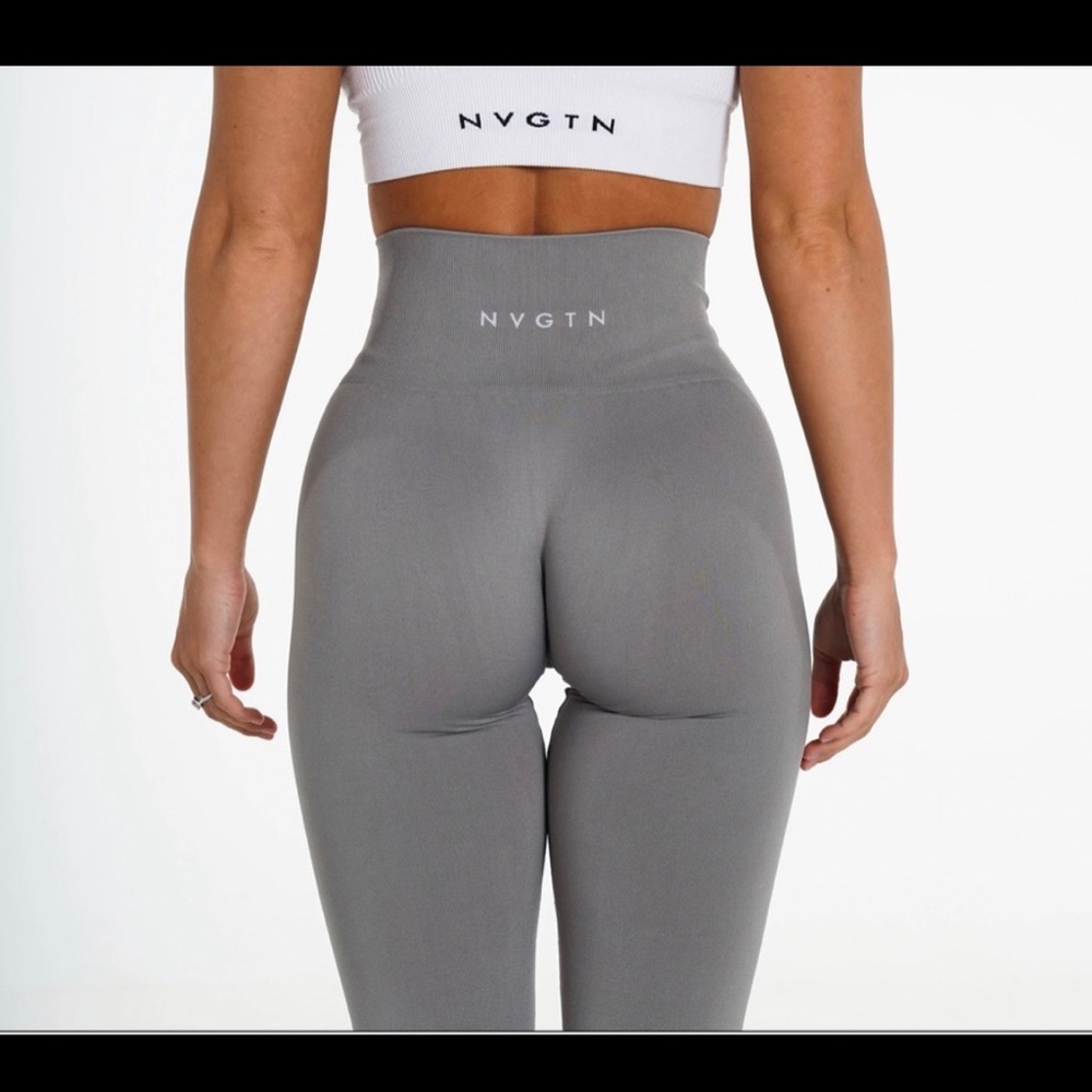 NVGTN Seamless Grey Leggings NWOT